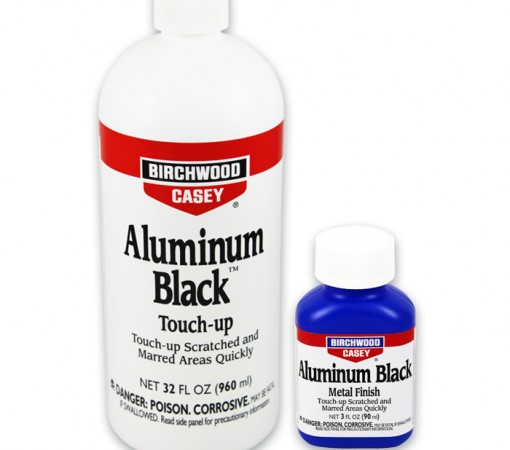 BIRCHWOOD CASEY - ALUMINUM BLACK METAL FINISH, 3 FL. OZ