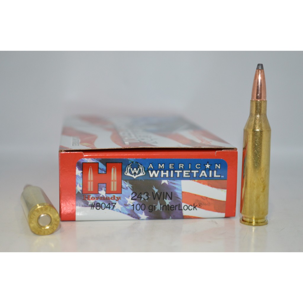 Hornady 243 Win 100gr InterLock BTSP American Whitetail