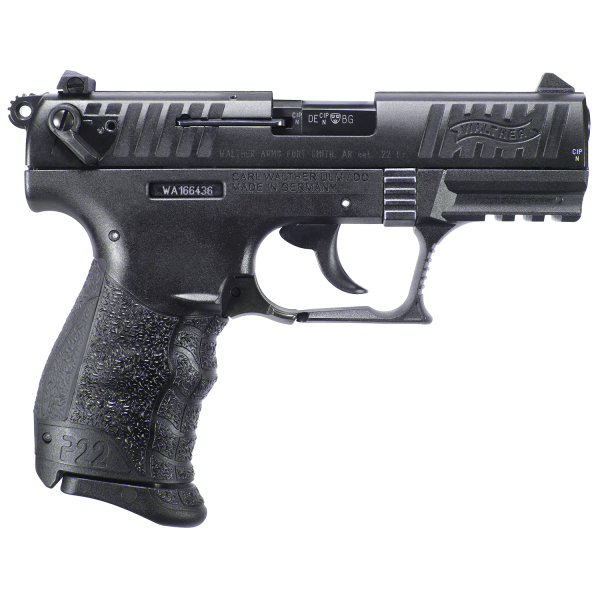 Walther P22 Q Black 10 Round Semi Auto Handgun 22 Lr