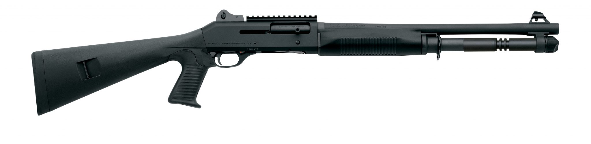 Benelli M4 Tactical 11707 Shotgun w/Rail, 18.5