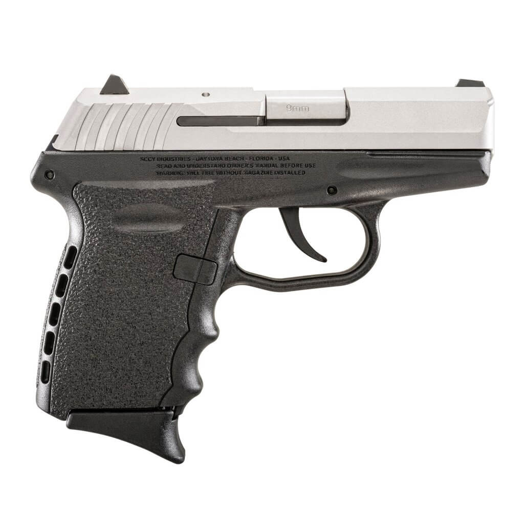 SCCY CPX-2 Stainless Black with No Safety 9mm - Shoot Straight